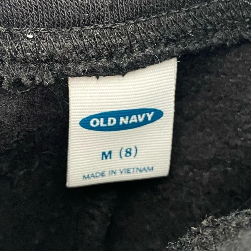 Old Navy Boys’ Joggers Zip Pockets Elastic Waistband Size Medium (8) in Black‎